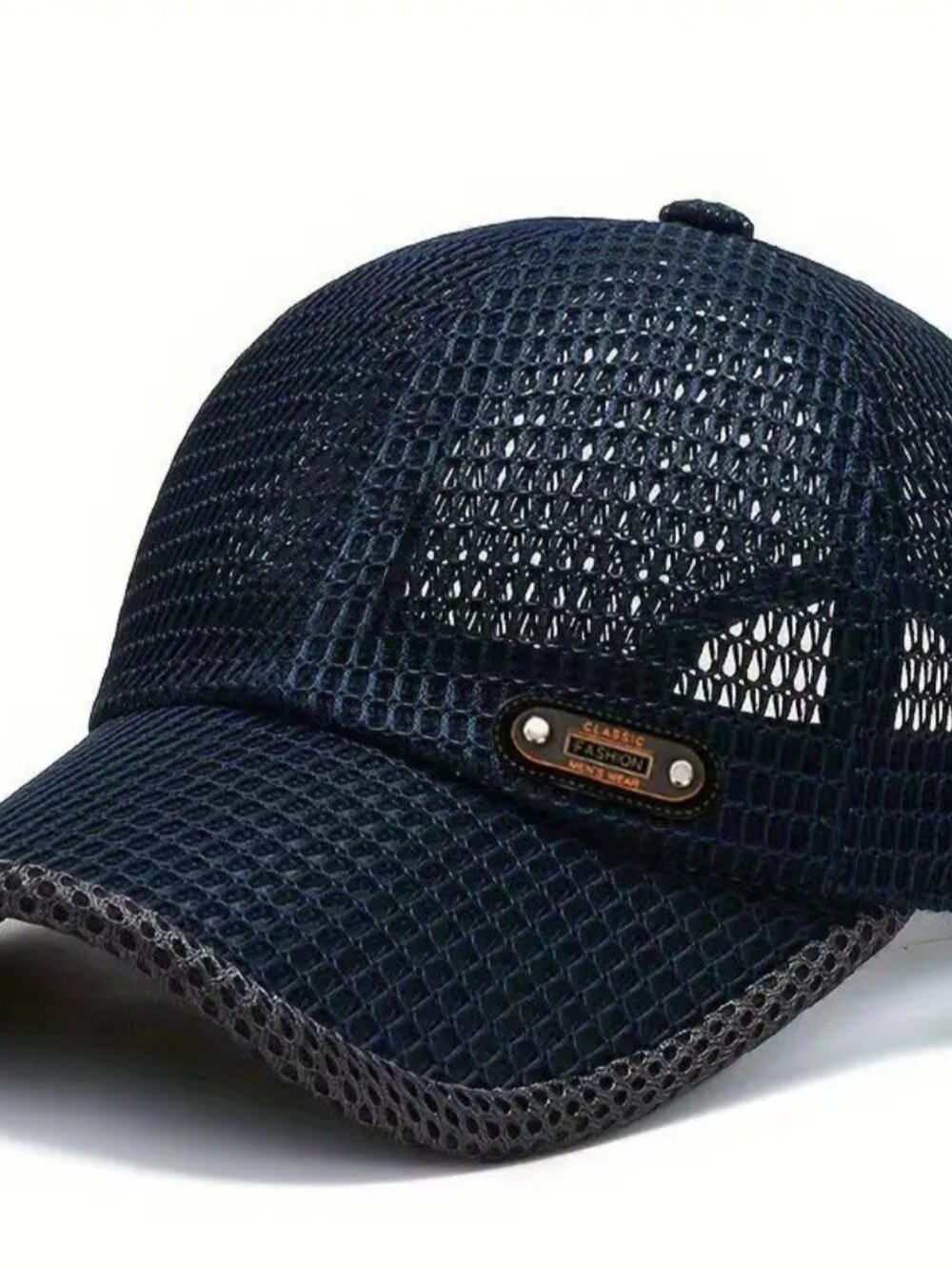 Navy Mesh Adjustable Men’s Cap -